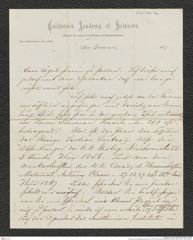 Nachlass Franz Steindachner, Brief von W. Fisher an Franz Steindachner (02.05.1875), Inv.Nr. 133.02, Seite 1
